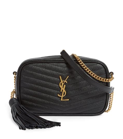 ysl mini lou black on black|SAINT LAURENT Grain De Poudre Matelasse Monochrome .